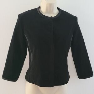 Oxford Style Lab Vintage Velveteen Jacket  Lined Size M Petite